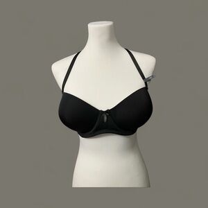NWT Aerie Audrey convertible balconet bra, size 36 DD, black